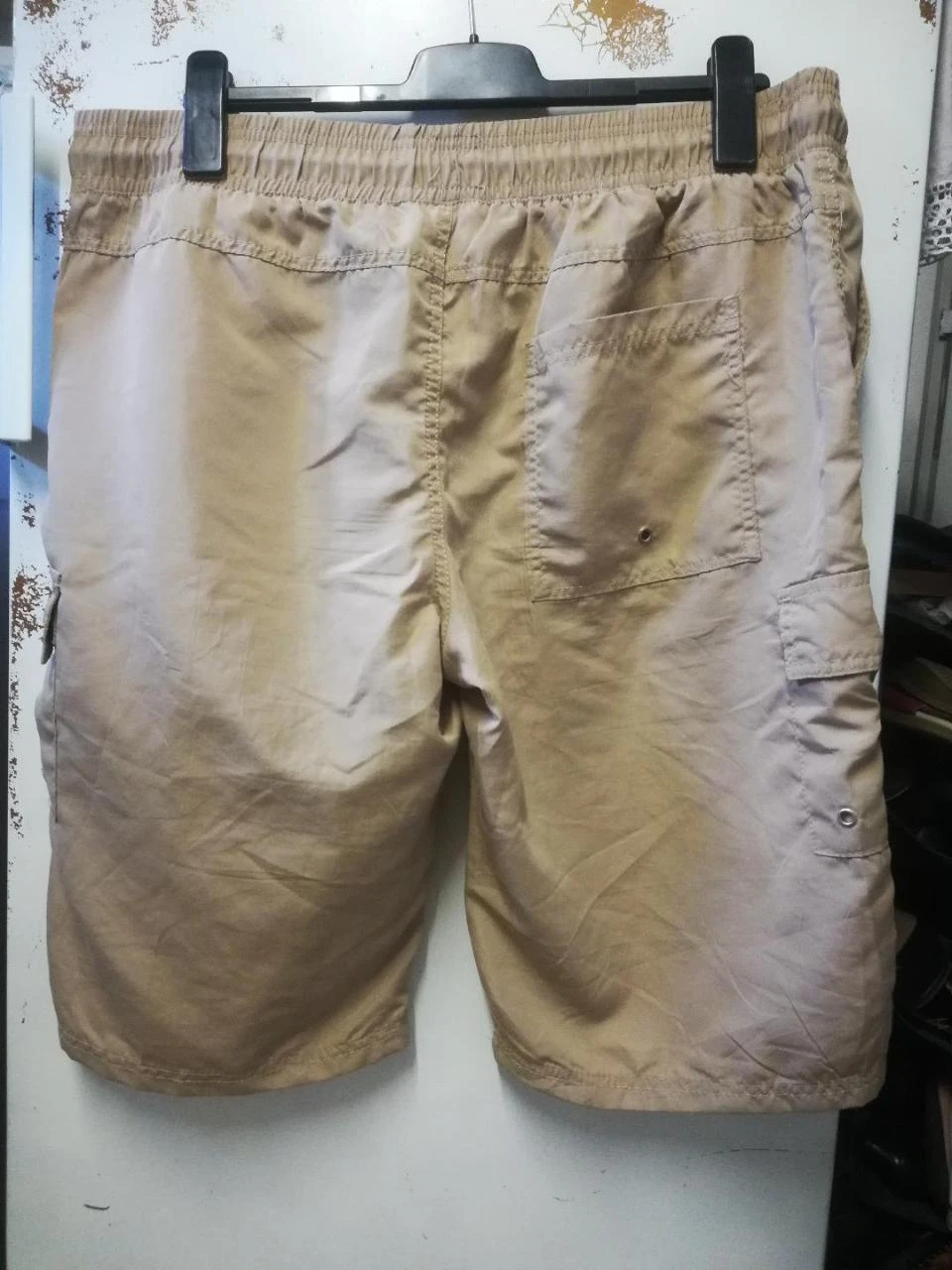 Bermudas (largo 60 cm) elástico Ecru/Sable etiqueta T.XL – photo 5